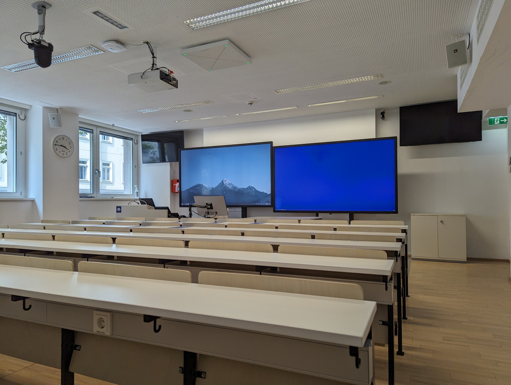 View of the lecture room HS2