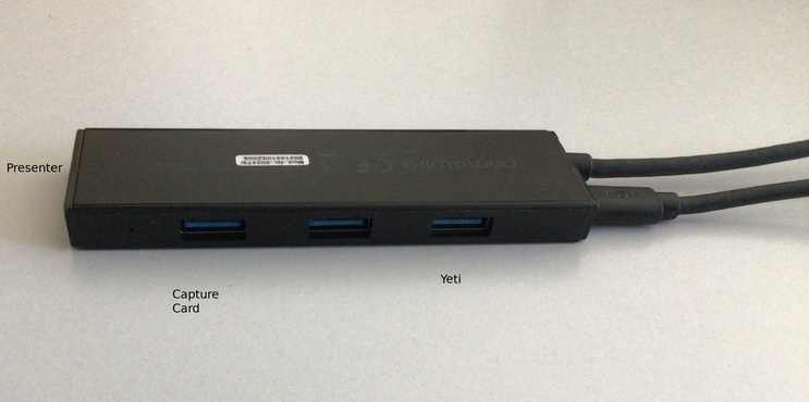 USB hub for streaming