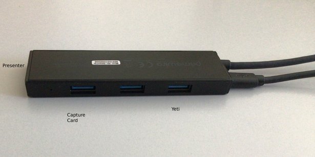 USB hub for streaming